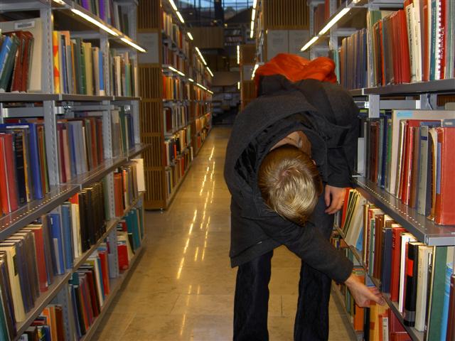 in der Bibliothek der KTH