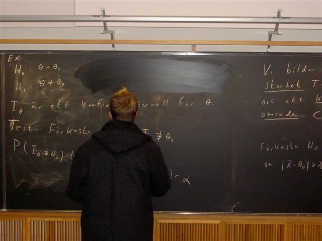 Gernot is solving en problem
