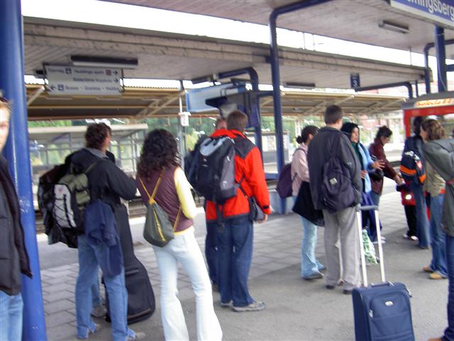 Abfahrt von Flemingsberg station
