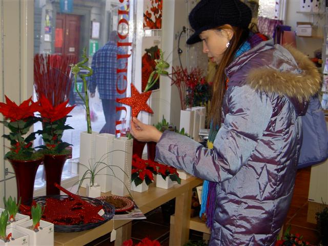 ne Kitschladen f�r Weihnachten